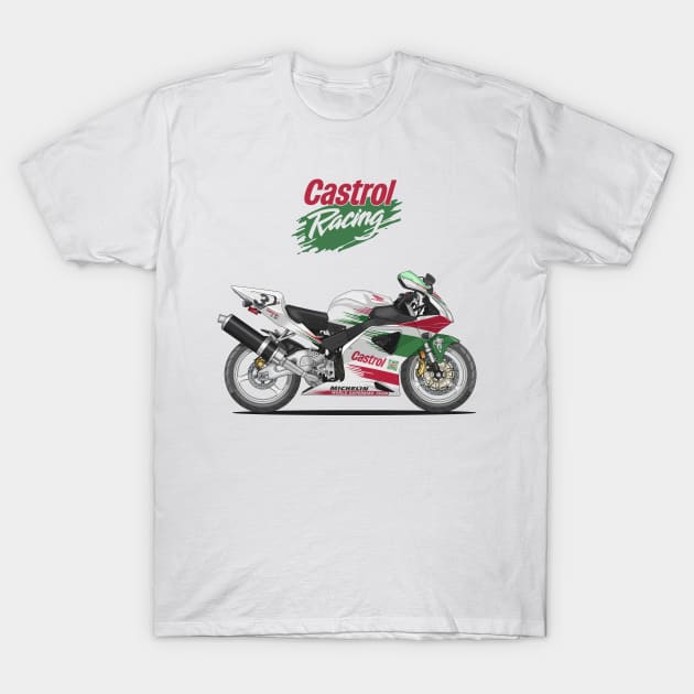 Castrol race bike T-Shirt by MOTO EGO